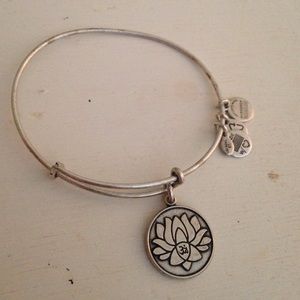 Alex and Ani lotus bangle