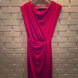 Ralph Lauren Sleeveless Faux Wrap Shift Dress