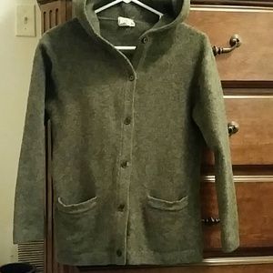 J. Crew wool sweater jacket
