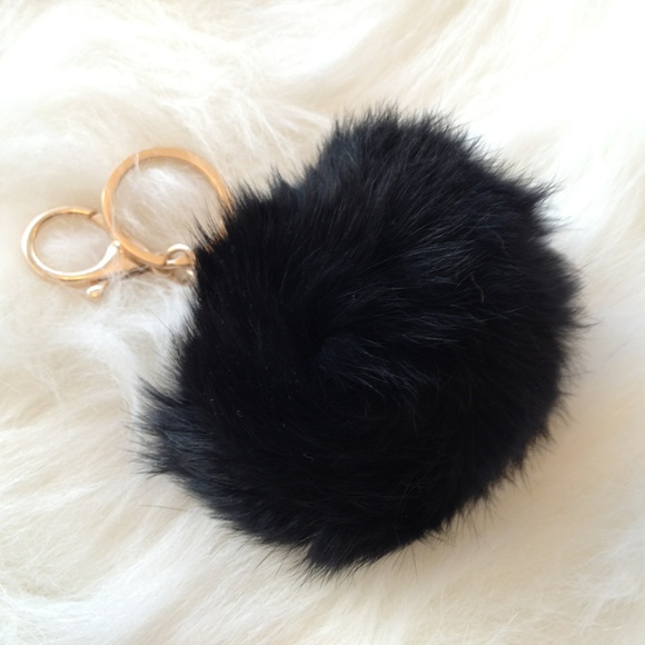 Accessories - Furry pompom keychain. Brand new.