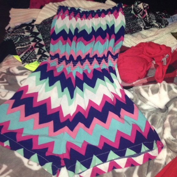 Strapless Romper