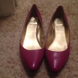 Purple Nine West Flats size 8