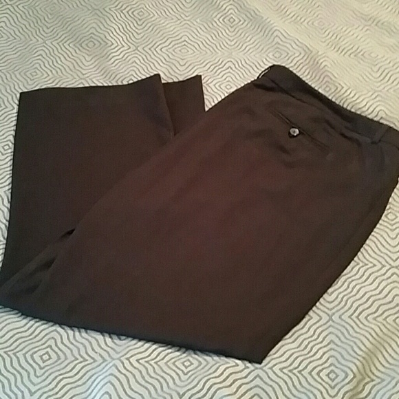 Coldwater Creek Natural Fit brown slacks