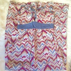 BCBG Ikat Halter Maxi Dress