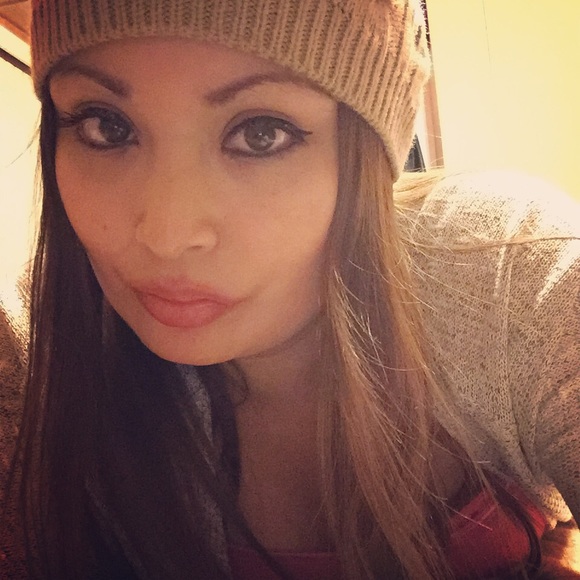 *Not for sale *Beanie tan and Pink hat