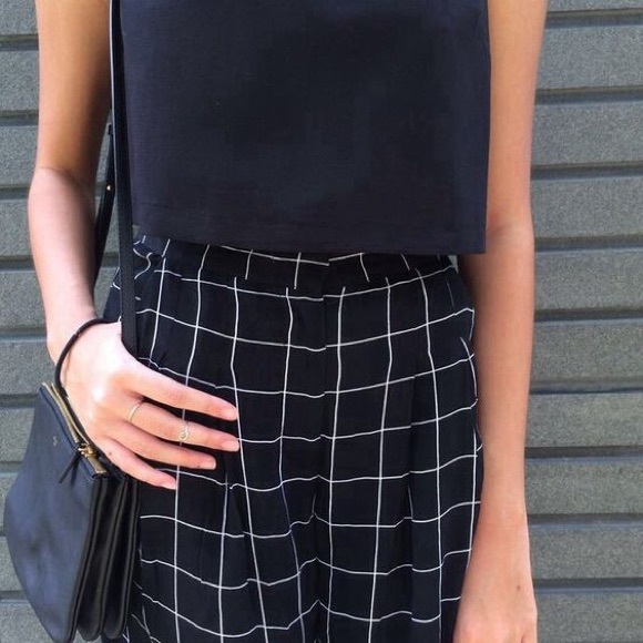 Forever 21 grid school girl skirt