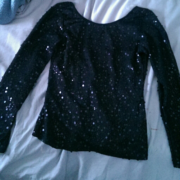 Sequin low-back top - Picture 3 of 4