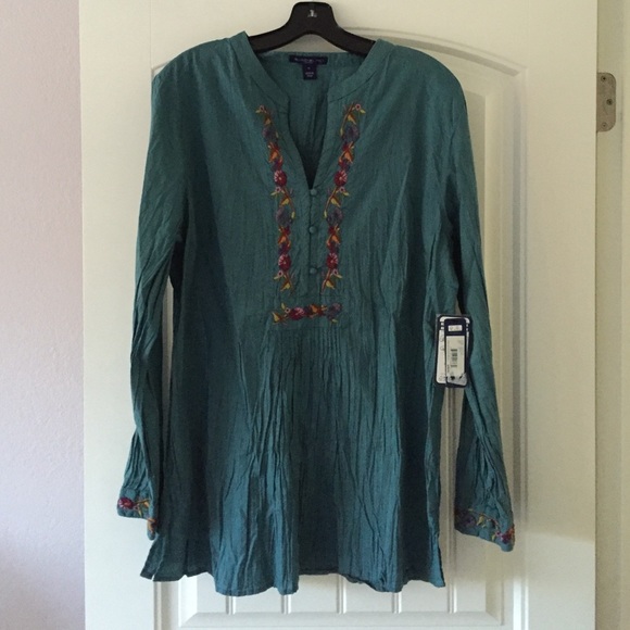 Bandolino Tops - NWT Badolino Crinkled Tunic