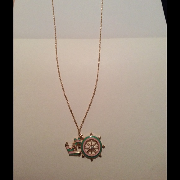 Jewelry - New anchor and wheel necklace