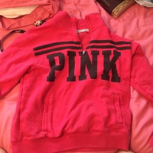 PINK quarter zip