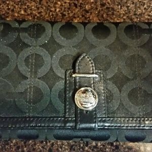 Coach black wallet