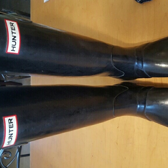 HUNTER Rainboots- Black 8/9