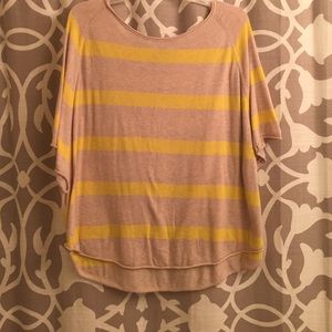 Beige and yellow light sweater