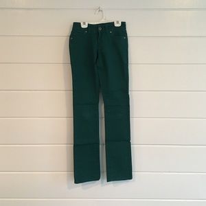 Aqua-Colored Delia's "Morgan" Skinny Jeans