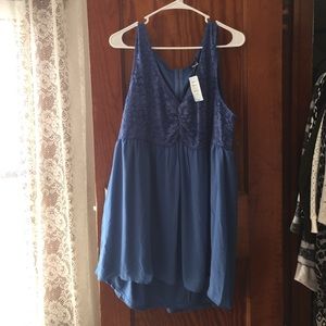 Blue Lace Torrid Top