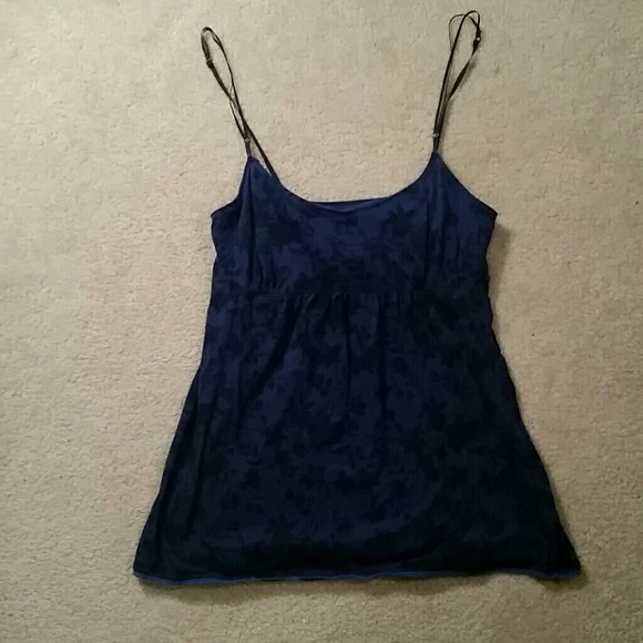 Blue tank top - Picture 1 of 2