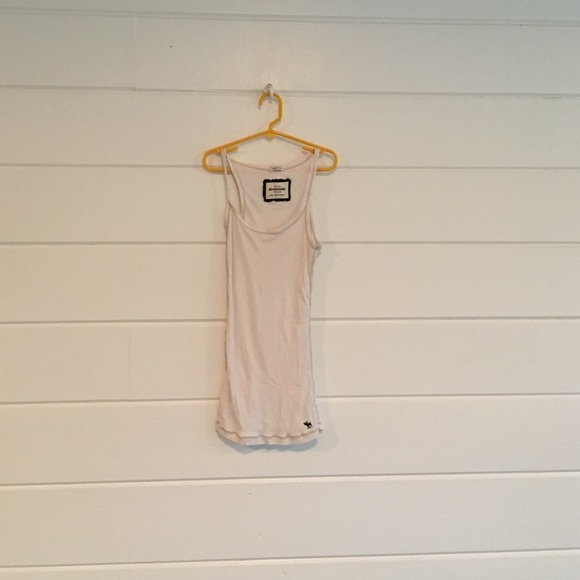 Abercrombie White "Stretch" Tanktop