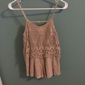American Eagle Lace romper