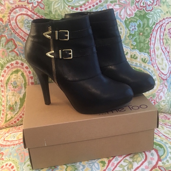 me too Shoes - ON HOLD UNTIL 12/10 me too Black Leather Booties
