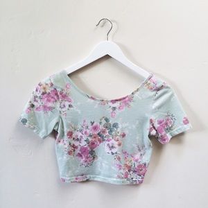 Floral Crop Top