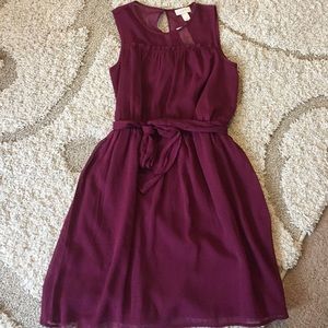 LOFT NWT Magenta Dress Sz 8P
