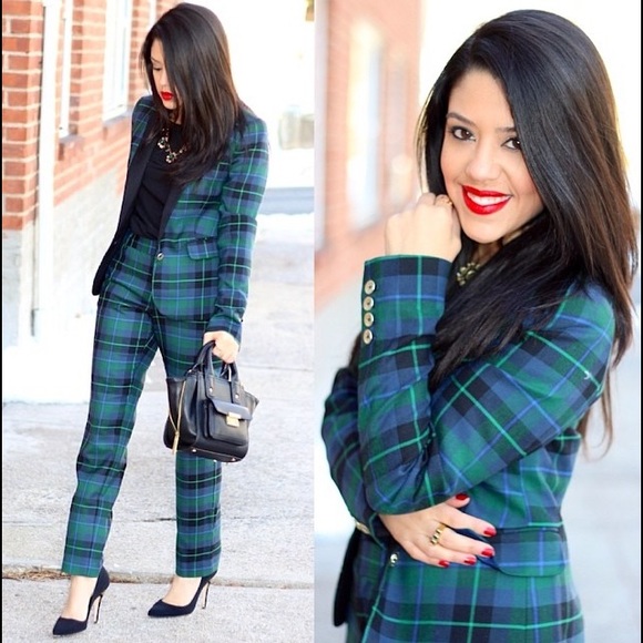Tommy Hilfiger Other - Matching Plaid Blazer & Pants