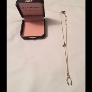 Juicy Couture wishbone necklace