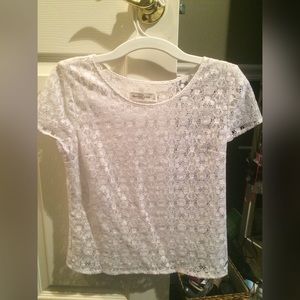 Abercrombie lace crop top