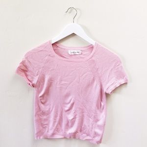 Pink Crop Top