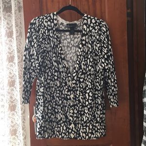 Leopard print cardigan by Lane Bryant