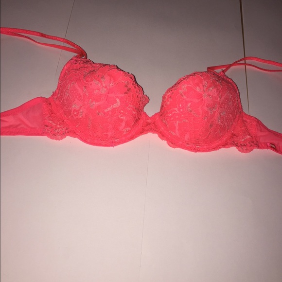 Lightly Lined Lace Coral Bra