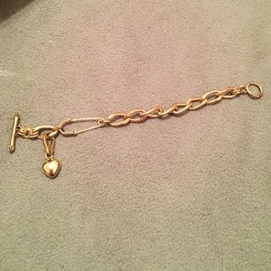 Trade-Gold juicy couture charm bracelet