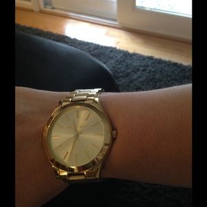 Authentic Michael Kors Womens Gold watch