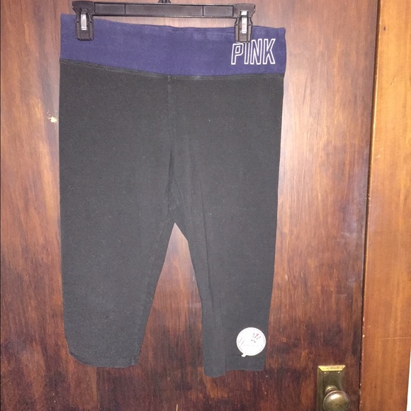 Bling cropped yoga pants