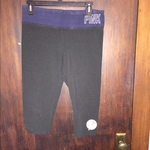 Bling cropped yoga pants