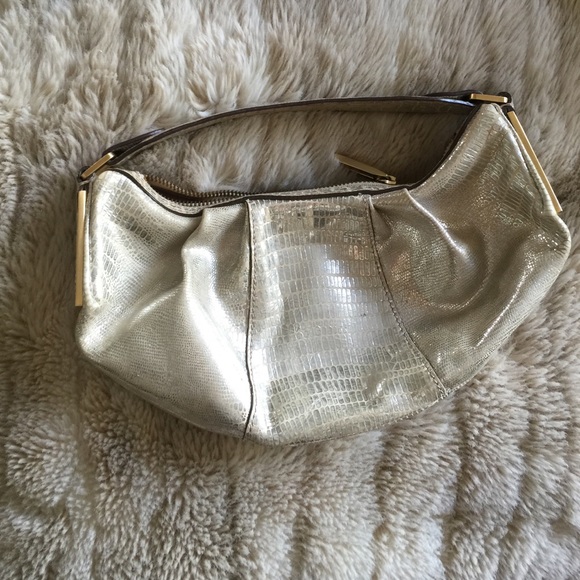 Calvin Klein leather baguette bag