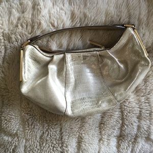 Calvin Klein leather baguette bag