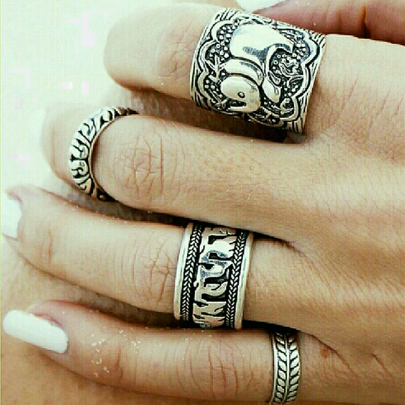 Jewelry - Elephant Ring Set(Lowest)