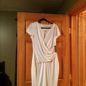 Faux wrap dress