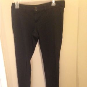 Black stretchy black "jeans".