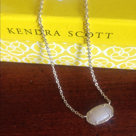 Kendra Scott Elisa Necklace Iridescent Drusy