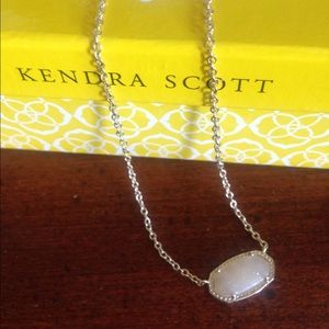 Kendra Scott Elisa Necklace Iridescent Drusy