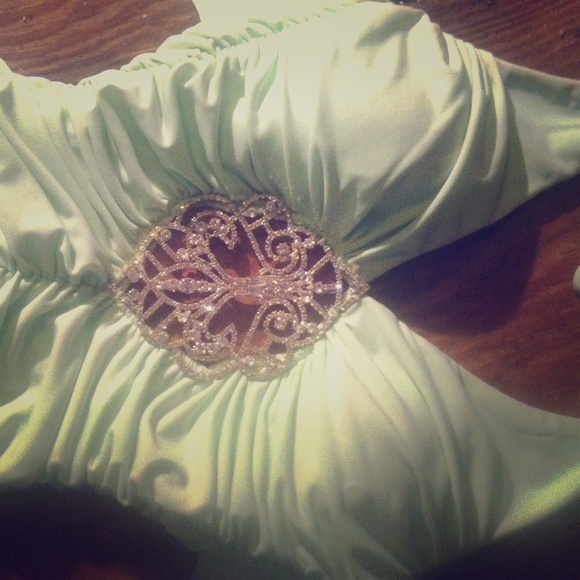 Light green prom dress! 💕