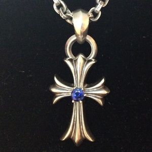 Chrome Hearts 1995 Cross & Paper Chain Necklace