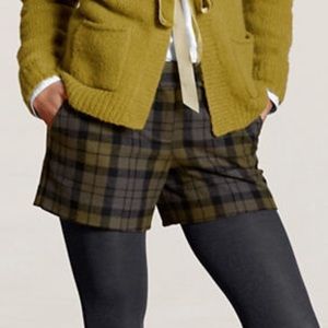 Plaid winter shorts
