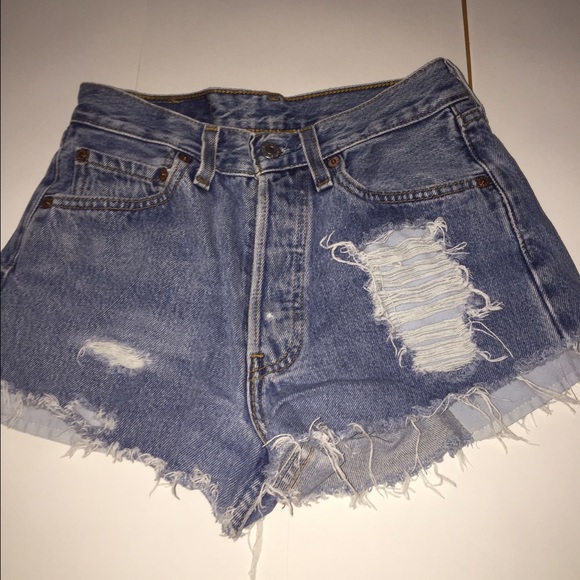 Levi's High Waisted Shorts