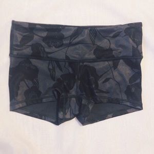 Floral Lululemon Shorts