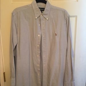 Polo by Ralph Lauren button down chambray shirt.