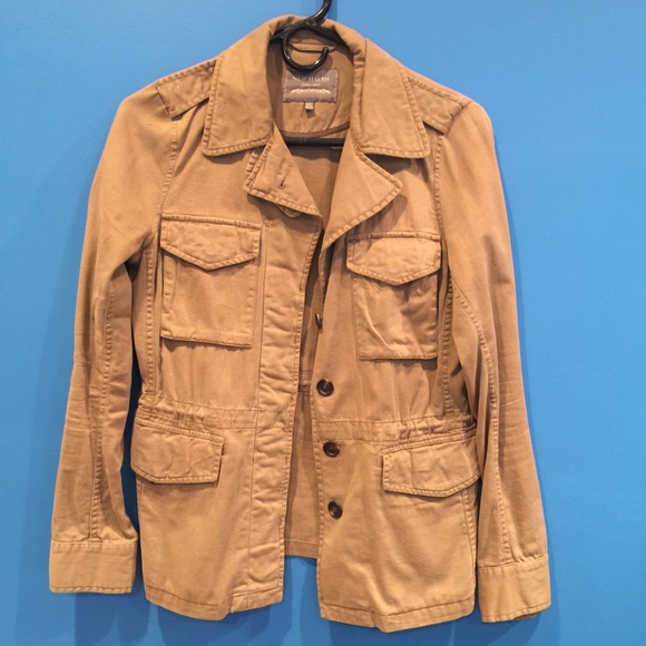 Cotton Madewell Olive Green Cargo Jacket