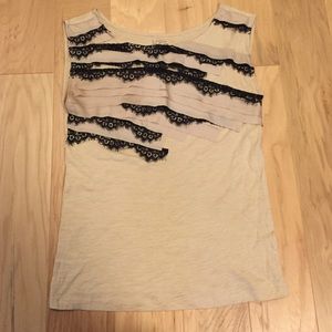 LOFT Tank Top with Lace Detail